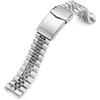Cinturino per Orologio Super-J Louis, in Metallo, Compatibile Con Seiko SPB143 6