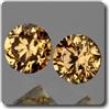 A Bijoux 0.05 Cts Set Di 2 Diamante Champagne VVS Africa