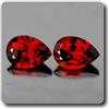 A Bijoux 0.96 Cts Lotto Di 2 GRENAT ROUGE. IF Africa.