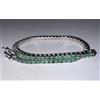 Carlo Raspagni BRACCIALE TENNIS IN ORO BIANCO 18kt. CON SMERALDI NATURALI ct. 3,53 e GARANZIA