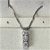CARLO RASPAGNI COLLANA TRILOGY IN ORO BIANCO 18kt. CON DIAMANTI NATURALI e GARANZIA