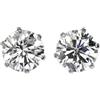 Nessuno Nuovissimi orecchini con diamanti Pt900 1,033 ct F SI2 G [ESCOLE] borchie spe...
