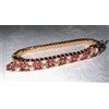 Carlo Raspagni BRACCIALE TENNIS ORO ROSA 18kt. DIAMANTI E RUBINI BIRMANI NATURALI E GARANZIA