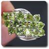 A Bijoux Anello Peridoto Argento 925