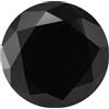 Diamante nero naturale rotondo non trattato (sudafricano) @0,25 cts ciascuno