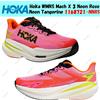 Hoka One One Hoka WMNS Mach X 3 Neon Rose Neon Tangerine 1168721-NNRS taglia donna