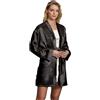 ANDRA Vestaglia Kimono Donna Andra 862 Manica Lunga in Raso
