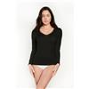 NOTTINGHAM Maglia Donna Nottingham TL18W Manica Lunga in Lana e cotone con Pizzo