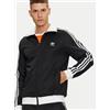 adidas FELPA ADIDAS ORIGINALS CON ZIP Beckenbauer CLASSIC TT UOMO II5763 NERO ACETATO