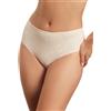 SELENE CREACIONES Slip Donna Selene Vita Alta con stampa sul davanti e tessuto tinta unita 3123
