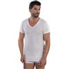Mabrat Maglia Uomo Mezza Manica Scollo a V Profondo in 100% Cotone - Made in Ita