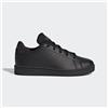 ADIDAS SCARPE ADIDAS ADVANTAGE K RAGAZZO DONNA UNISEX NERO TOTAL BLACK EF0212 ORIGINALI