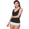 Bellissima 3 Pezzi Canotta Donna spalla Larga Bellissima 053 in Seamless Microfbra