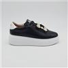 Keys Scarpe donna Keys 37 K-9881 Sneakers Nero Pelle Gomma 20MA-37