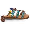 Coral Blue Scarpe donna TG 39 Multicolore Tessuto