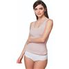 Bellissima Canotta Donna spalla Larga Bellissima 053 in Seamless Microfibra Elasticizzata