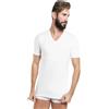 NOTTINGHAM T-Shirt Uomo Mezza Manica Scollo a V Nottingham T41VC in Cotone Pettinato