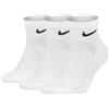 Nike CALZE CALZINI UOMO/DONNA NIKE LIGHTWEIGHT ANKLE CREW SOCKS sx7667 100 bianco