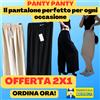 PANTY PANTY 2X1 2 PANTY PANTY Il pantalone che respira comodo traspirante leggero largo xl l s m