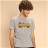 T-Shirt Uomo Maniche Corte Colore Grigio, COMBI