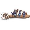 Coral Blue Scarpe donna TG 39 Multicolore Tessuto