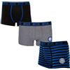 HERMET Inter (6 Pezzi) Boxer Uomo Inter in cotone elasticizzato Prodotto Ufficiale