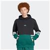 adidas FELPA CON CAPPUCCIO ADIDAS ARCHIVIE HOODIE UOMO JY2798 NERO VERDE ORIGINALE
