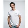 T-Shirt Uomo Maniche Corte Colore Bianco, TEL PADRE TELLA FIGLIA CUORE