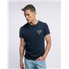T-Shirt Uomo Maniche Corte TEL PÈRE TEL FILS CŒUR Colore Blu Marino
