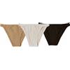 Intimidea (pacco da 3) Slip Donna Vita Bassa Invisibili in Microfibra Made in It