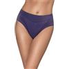 SELENE CREACIONES Slip Donna Vita Alta Contenitivo taglio laser tessuto Jaquard Violeta Selene