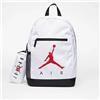 Nike ZAINO NIKE JORDAN BASKETBALL 9B0503 001 ASTUCCIO BIANCO BACKPACK AIR SCHOOL