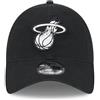 New Era CAPPELLO NEW ERA MIAMI HEAT 60430132 BLACK WHITE LOGO ORIGINALE