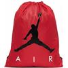 Nike SACCA NIKE JORDAN GYM GYMSACK ZAINO 9A0042-R78 ACADEMY ROSSO BLACK UNISEX NOSIZE