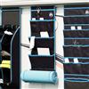 vidaXL Sacchetto per Stoccaggio Nero e Blu 91 x 47,5 cm Oxford vidaXL