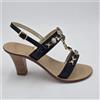 Moda Positano Sandali donna Moda Positano Tg 34 Nero pelle verniciata 11AB
