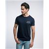 T-Shirt Uomo Maniche Corte TEL PÈRE TELLE FILLE CŒUR Colore Blu Marino