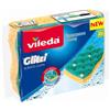 Vileda Glitzi Always Clean 2 Spugne Abrasive, Giallo/Verde pAya