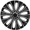 AUTO-STYLE AutoStyle Set di 4 Copricerchi Voltec PRO 13 Pollici Nero/Bianco