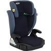 Graco Junior Maxi i-Size R129 Seggiolino auto leggero con schienale alto, per bambini di altezza 100-150 cm (da 3,5 a 12 anni circa), colore Navy
