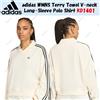 Adidas Polo adidas WMNS Terry Towel scollo a V manica lunga KD1401 taglia Giappone