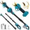 panthem Cesoie da potatura elettriche a batteria 2 in 1 asta telescopica Makita 18 V