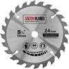Saxton Blades Saxton TCT13524T Lama per sega circolare TCT per legno da 135 mm x 12,7 mm di