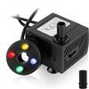 Forever Speed pompa per acquario 5W Mini Fontana con 4 luci LED Color acqua