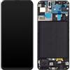Samsung DISPLAY CON FRAME PER SAMSUNG GALAXY A50 SM A505 LCD VETRO SCHERMO TOUCH SCREEN