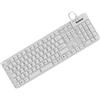 KeySonic KSK-8030IN tastiera USB QWERTZ Tedesco Bianco