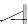 IC Intracom Techly Fascette Fermacavi Autobloccanti 280x4,8mm in Nylon 100pz Nero (ISWT-2804
