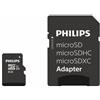 Philips MicroSDHC 8GB CL10 80MB/S UHS-I +Adattatore Retail