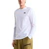 The North Face - T-Shirt Uomo a Maniche Lunghe Evolution Simple Dome, Bianco ...