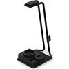NZXT Relay SwitchMix supporto per cuffie da gioco per PC e mixer audio - AP-USMSM-B1 - Passaggio senza interruzioni tra l'audio delle cuffie e degli altoparlanti - Mixer di qualità da studio - Nero